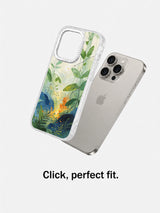 Forest Spirit Symbols iPhone 16 Pro case installation view