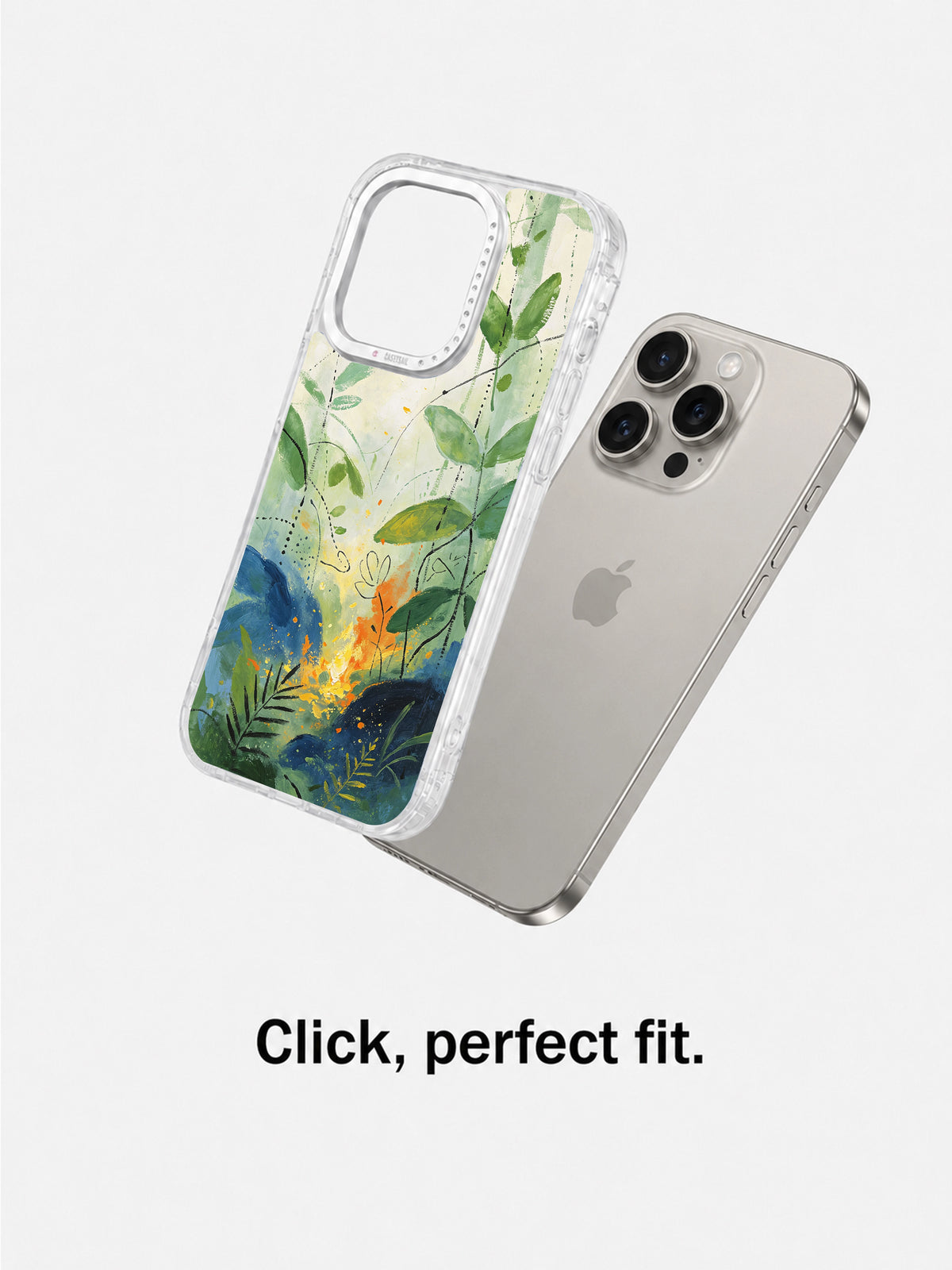 Forest Spirit Symbols iPhone 16 Pro case installation view