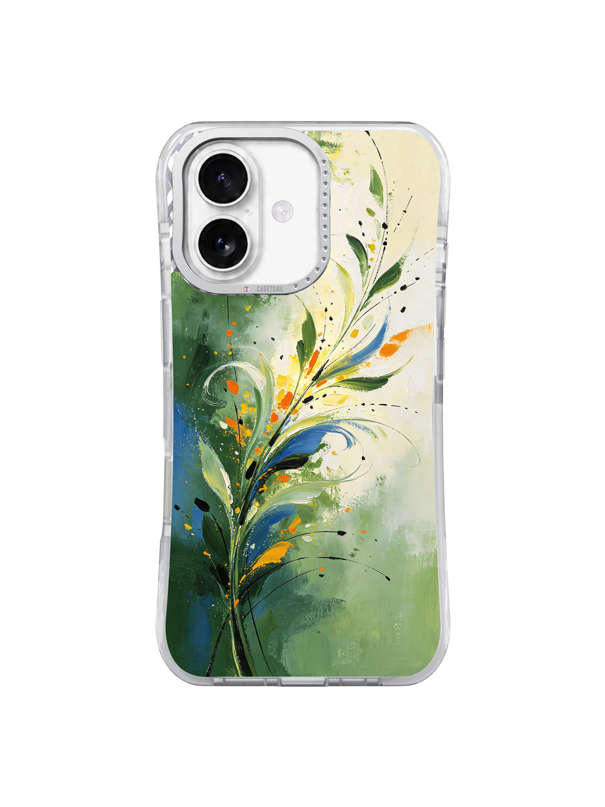Forest Breeze Bloom iPhone 16 Pro case pattern