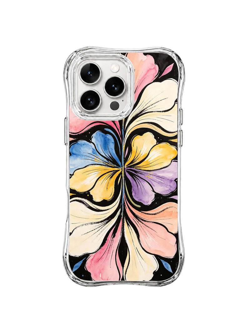 Forever Bloom Harmony iPhone 15 Pro Case – Clear Floral Art