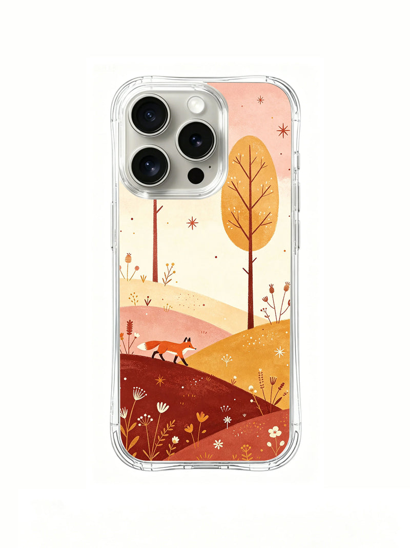 Fox of the Open Prairie iPhone 16 Pro Case – Western Folk Art