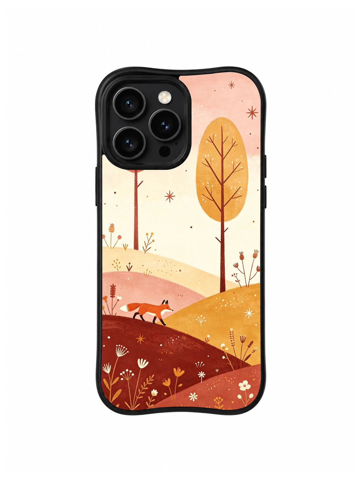 Prairie Fox Trail pattern on iPhone 16 Pro case