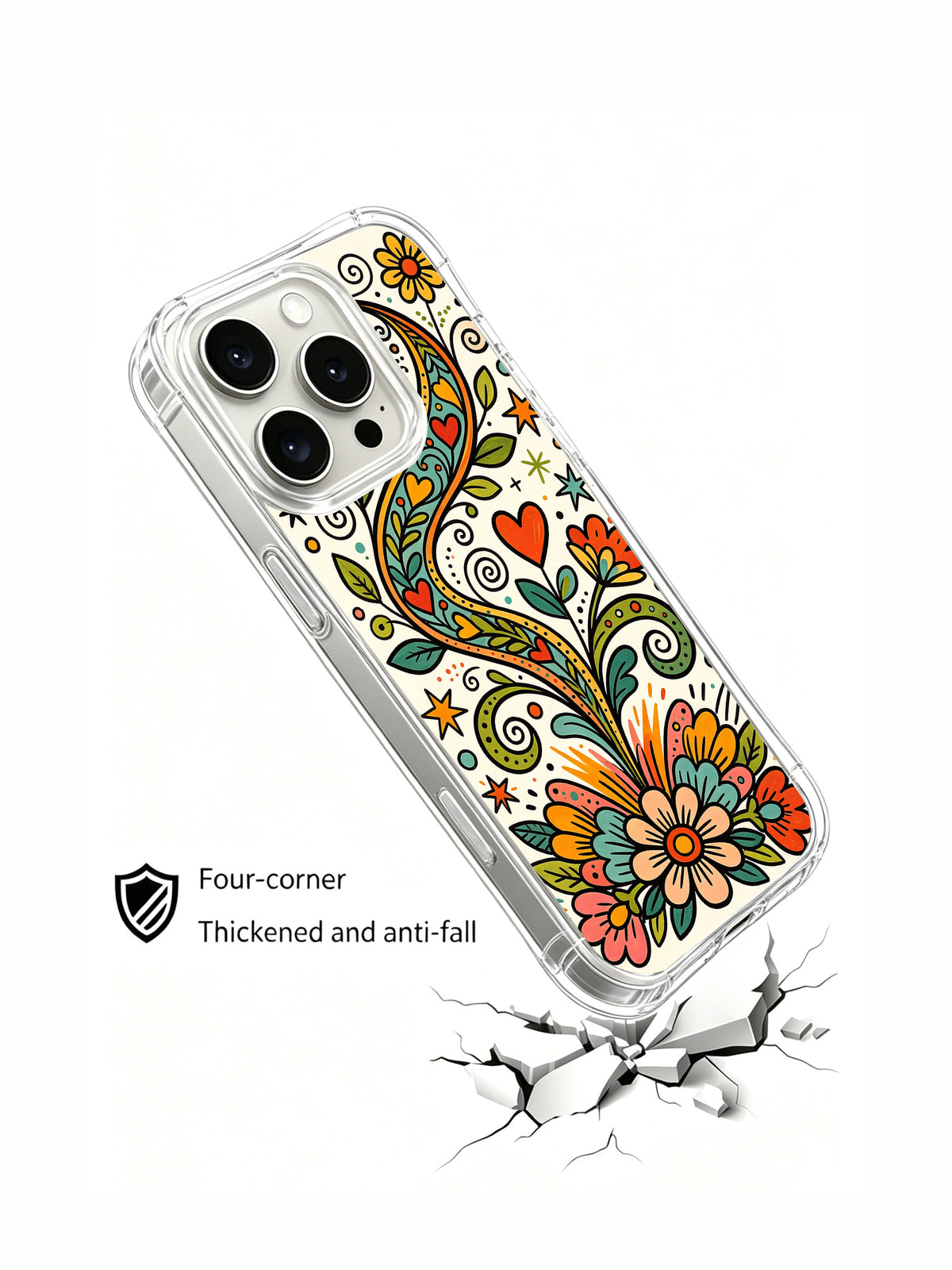 Freedom Vine Journey protective iPhone 14 Pro case