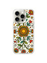 Solar Vine Compass iPhone 14 Pro case pattern