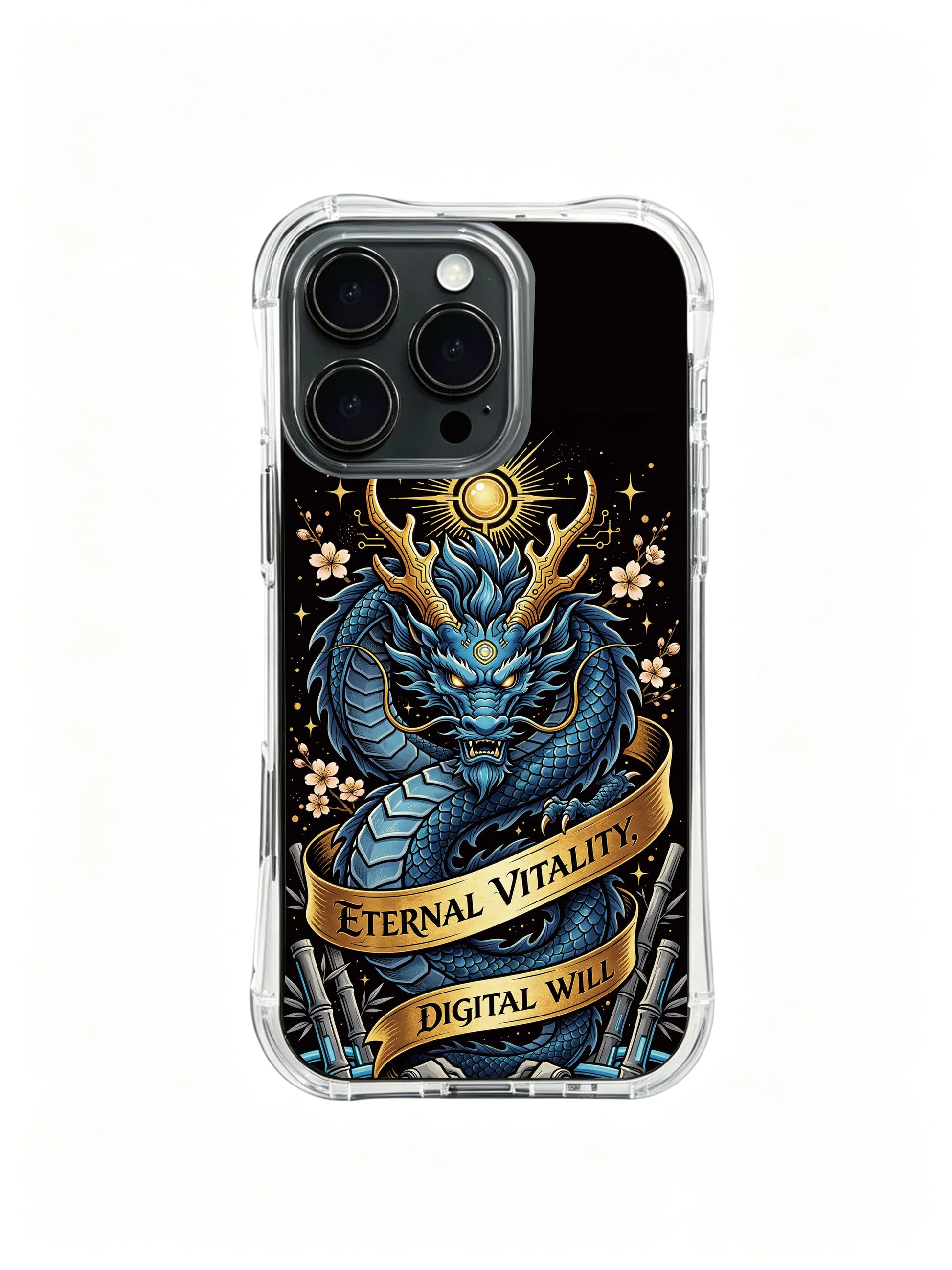 Perfect fusion of ancient culture and digital future PhoneCasing, modern chic iPhone 14 Plus Case, durable long-term use phone casing.