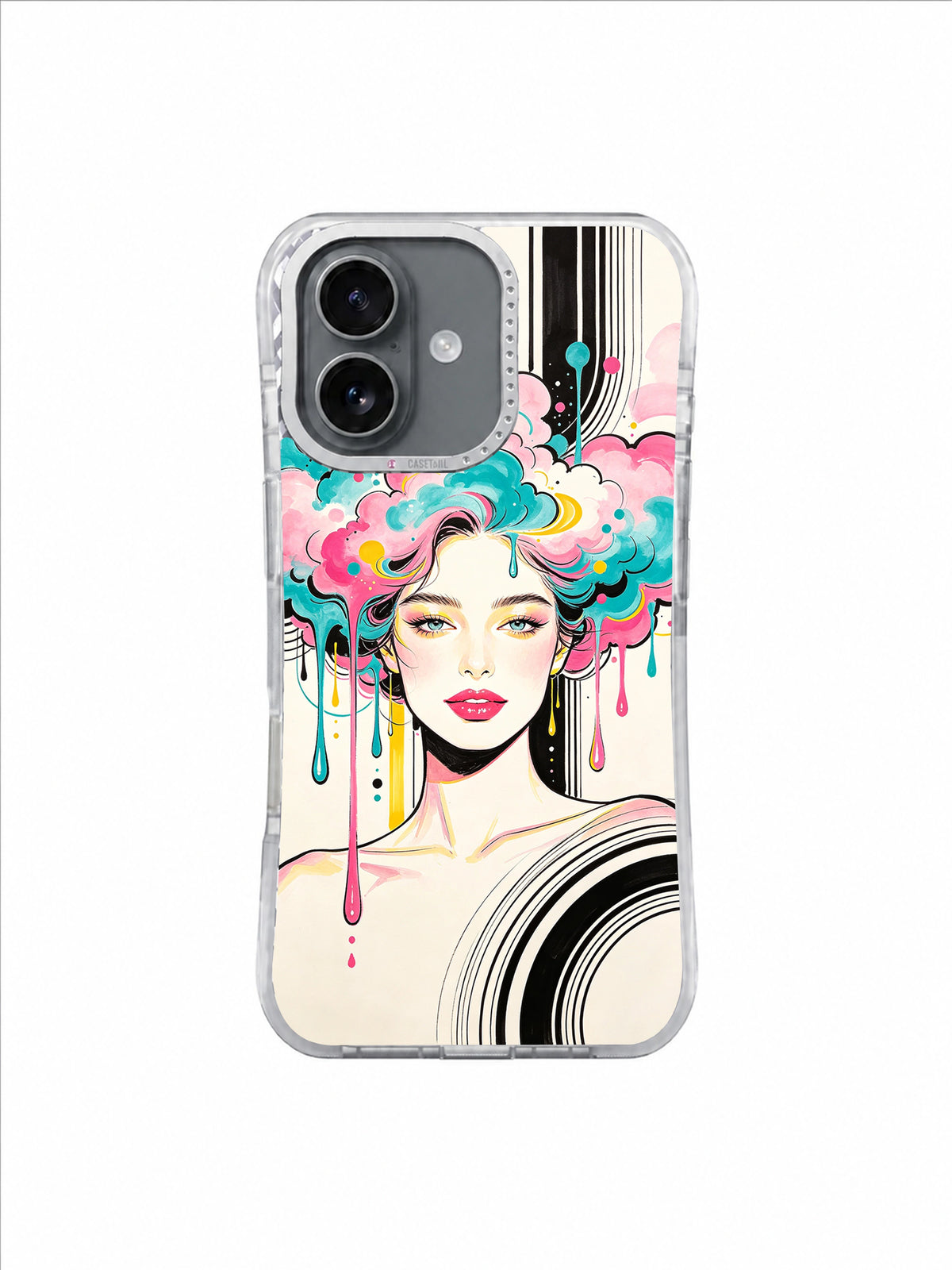 Radiant Skyline Muse iPhone 17 case pattern