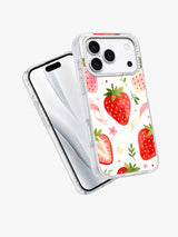 Product or handheld view of the Garden Strawberry Bow Party case