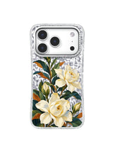 Ivory Opening gardenia artwork for iPhone 17 Pro case