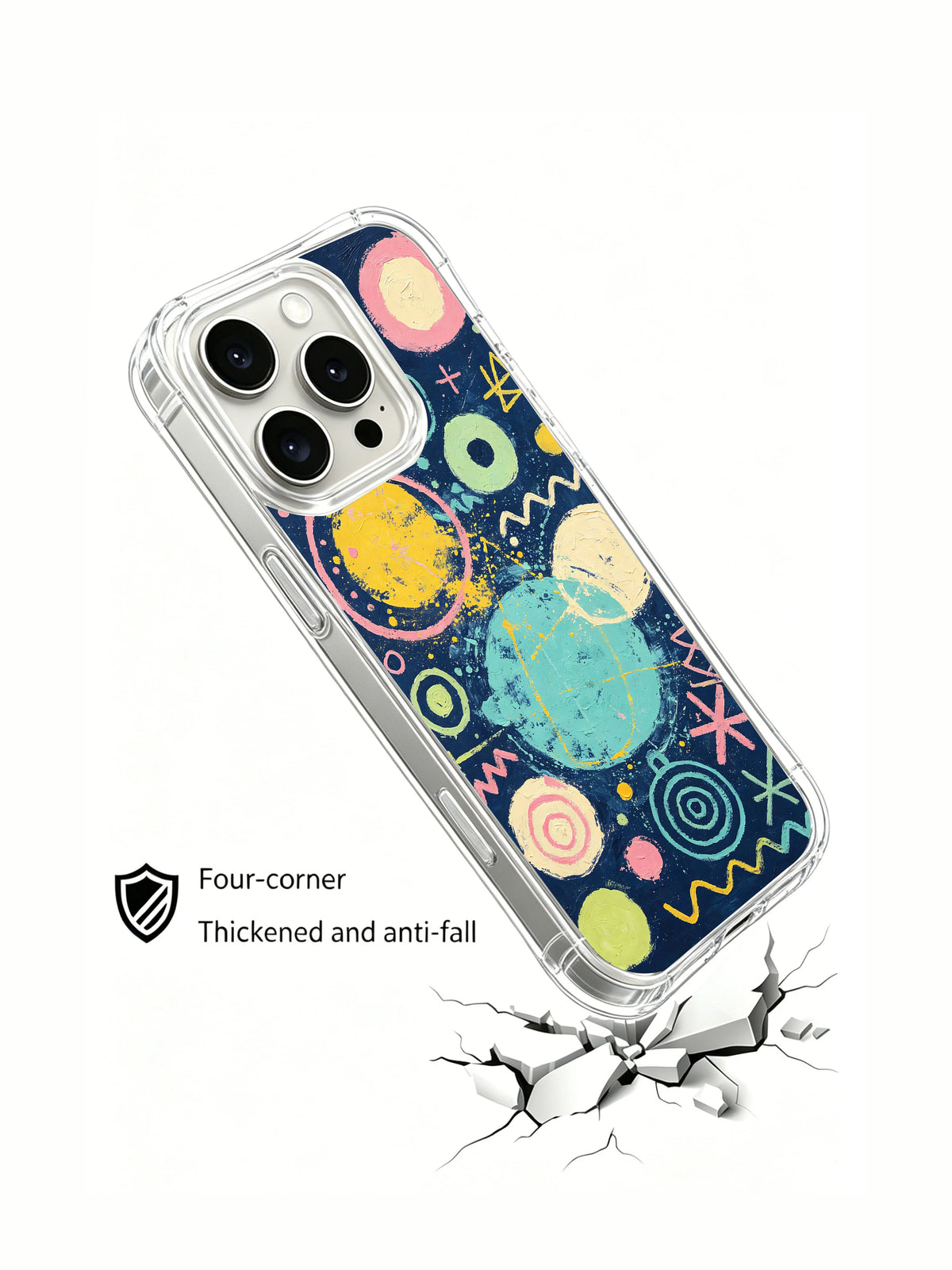 Gentle Chaos Atlas anti-fall iPhone 14 Pro Max case
