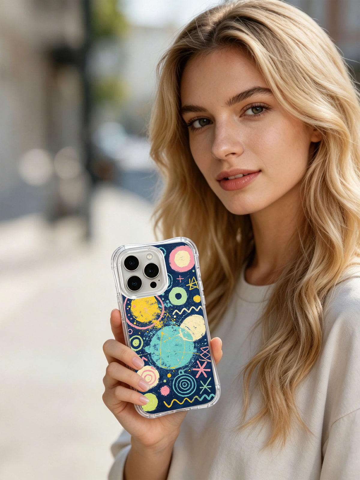 Gentle Chaos Atlas iPhone 14 Pro Max case lifestyle