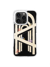 Geometric Garden Atrium cream structure pattern case