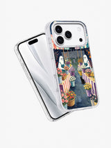 The Ghost Flower Market Before Dawn iPhone case angled product view