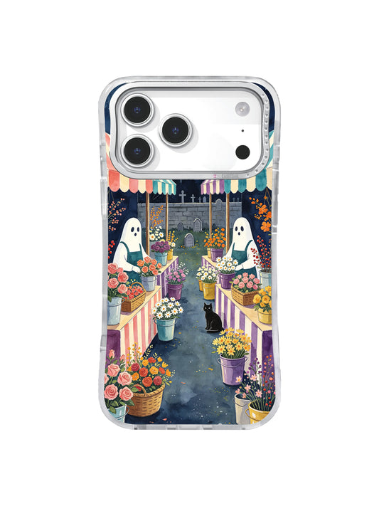 The Ghost Flower Market Before Dawn midnight ghost florists iPhone case artwork