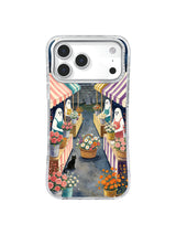 The Ghost Flower Market Before Dawn orange bouquet farewell iPhone case artwork