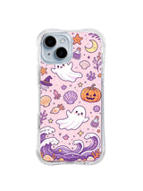 Seashell Ghost Ocean Festival pattern iPhone 14 Plus case
