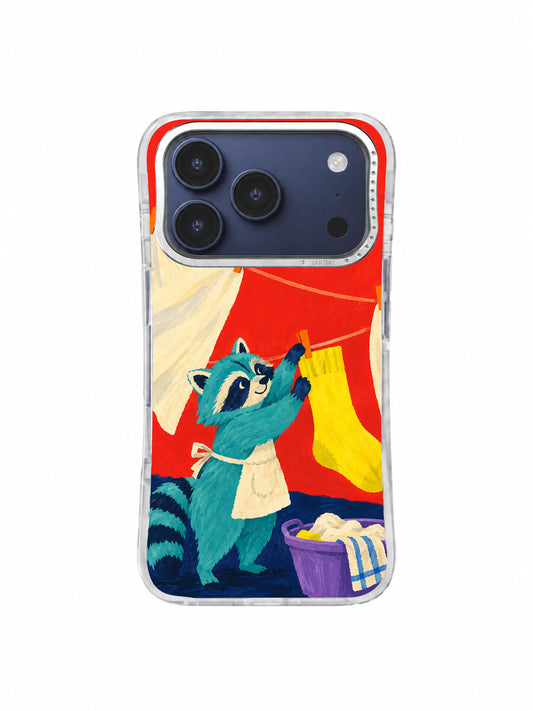 The Giant Yellow Sock First Unfolding artwork for iPhone 17 Pro