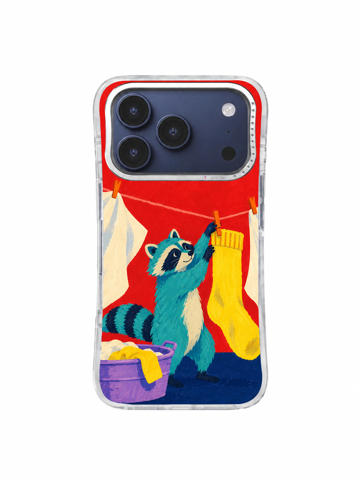 The Giant Yellow Sock Soft Landing artwork for iPhone 17 Pro