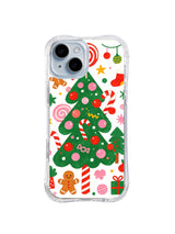 Gingerbread Candy Forest iPhone 13 case pattern
