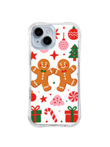 Gingerbread Friends Christmas pattern iPhone 13 case
