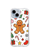 Gingerbread Joy Memory pattern iPhone 13 case
