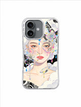 Transparent Garden Oracle iPhone 17 case pattern