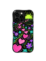 Glow Heart Prairie iPhone 16 Pro case front view