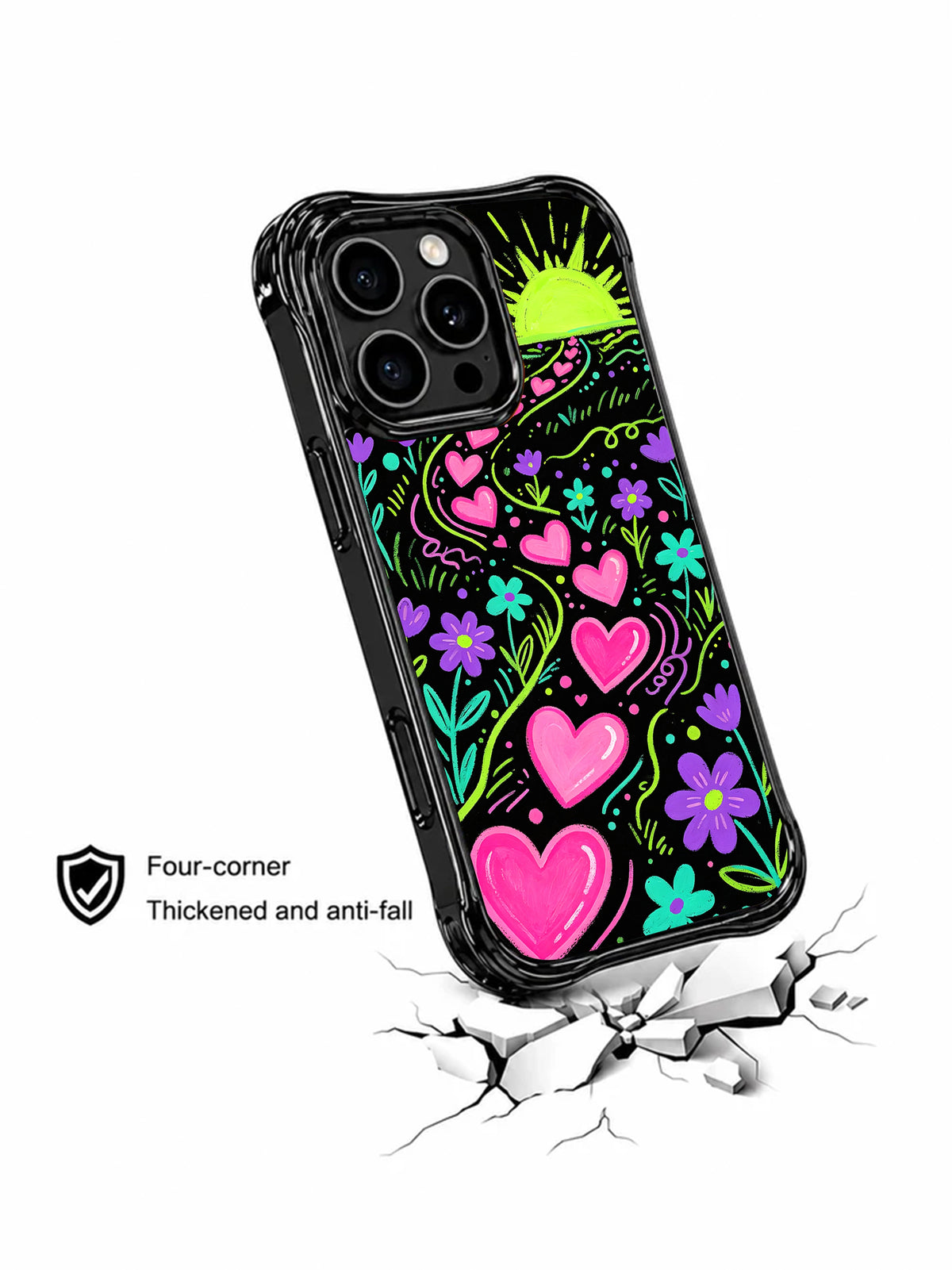 Glow Heart Prairie artist-designed case
