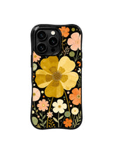 Golden Beacon Meadow pattern iPhone 15 Pro case
