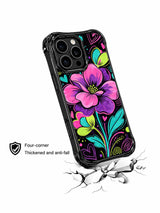 Golden Current Blossoms iPhone 15 Pro case artwork detail