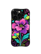Golden Current Blossoms iPhone 15 Pro case front view