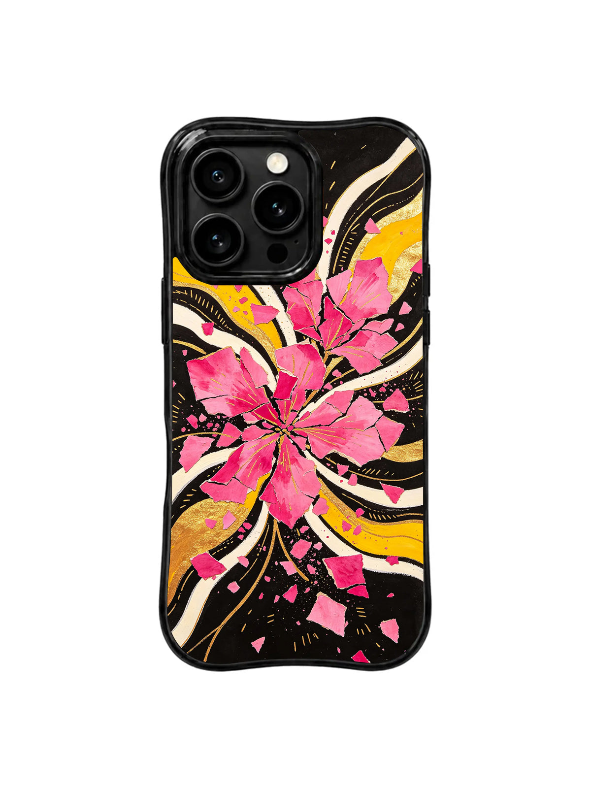 Starlit Petal Halo pattern iPhone 15 Pro case