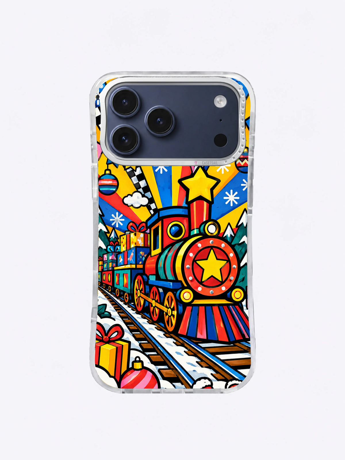Golden Star Engine Golden Gift Express iPhone 17 Pro Max case pattern