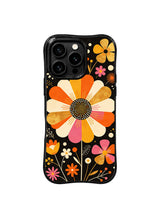 Golden Joy Garden pattern iPhone 15 Pro case