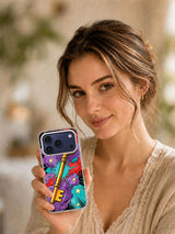 Golden Key Shock iPhone case lifestyle presentation