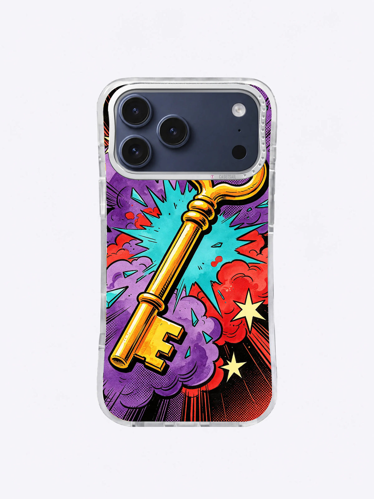 Golden Key Shock scarlet shard golden passage artwork on an iPhone case