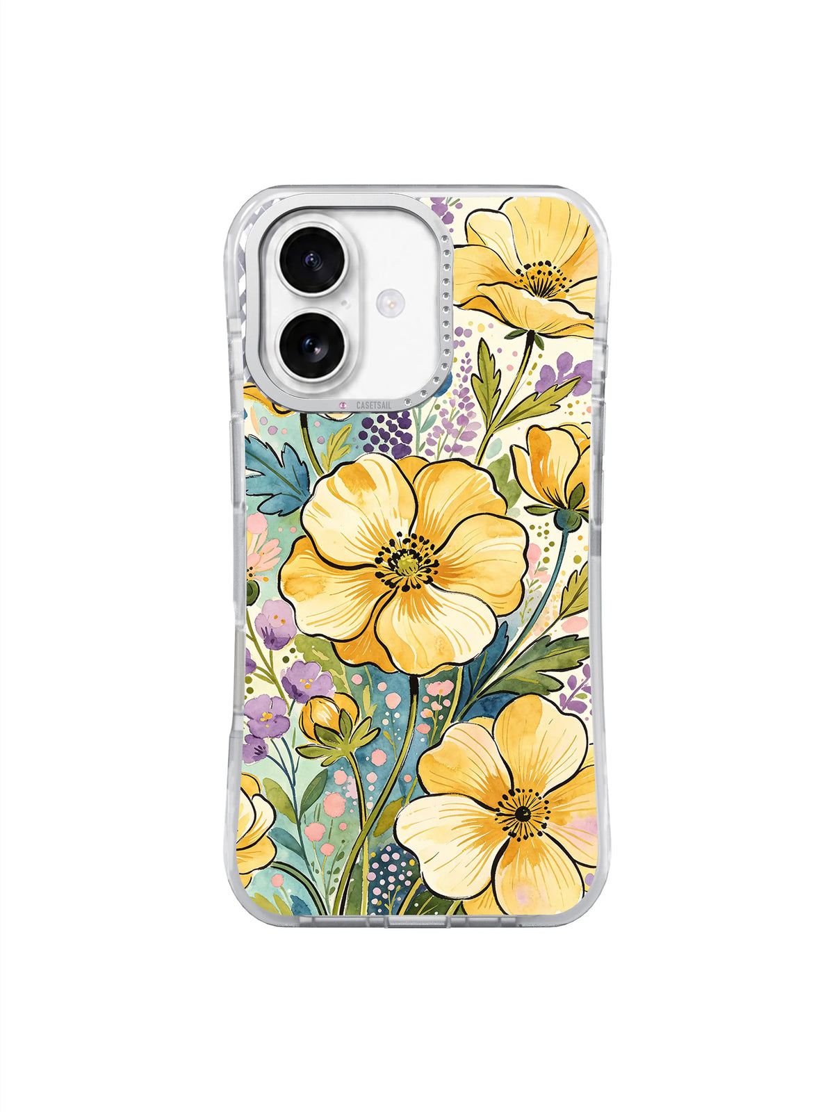 Blush Poppy Reverie floral iPhone 17 case