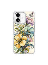 Pastel Lily Scroll floral iPhone 17 case
