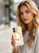 Golden Morning Easter: Person holding the illustrated case in an outdoor portrait.