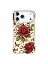 Grand Rose Botanical Portrait pattern for iPhone 17 Pro Max case