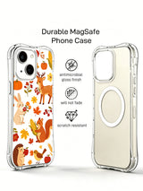 Gratitude Garden Feast: Illustrated case beside a plain rear phone view.