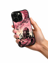 Gothic observatory and bats iPhone 13 Pro case lifestyle image