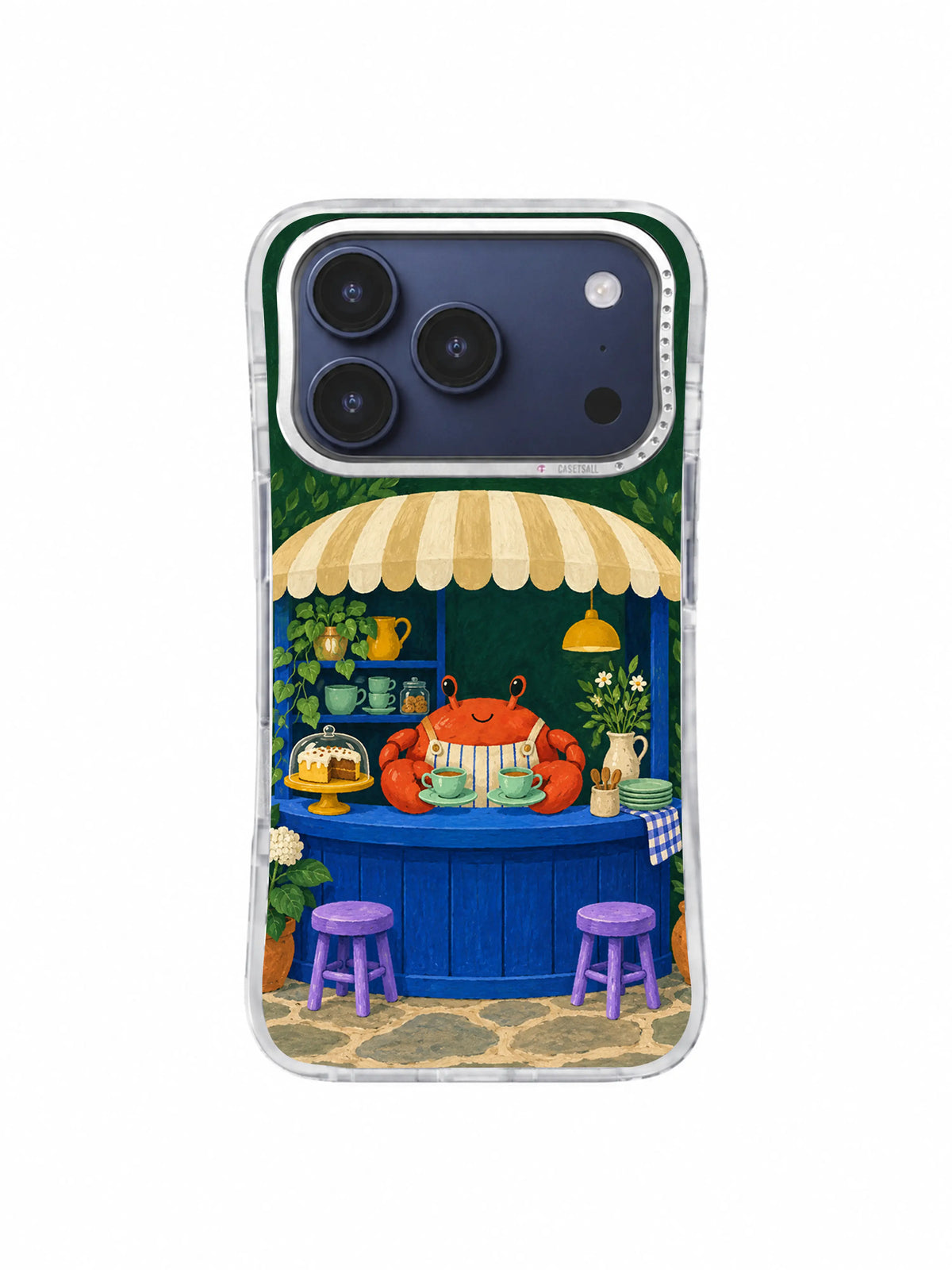 Tea Beneath the Green Awning Quiet Company artwork for iPhone 17 Pro