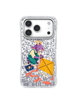 Tail for a Grounded Kite transparent case front view for iPhone 17 Pro