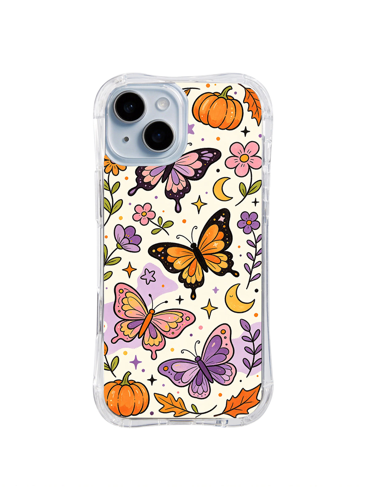Halloween Butterfly Dream Meadow iPhone 14 case front view