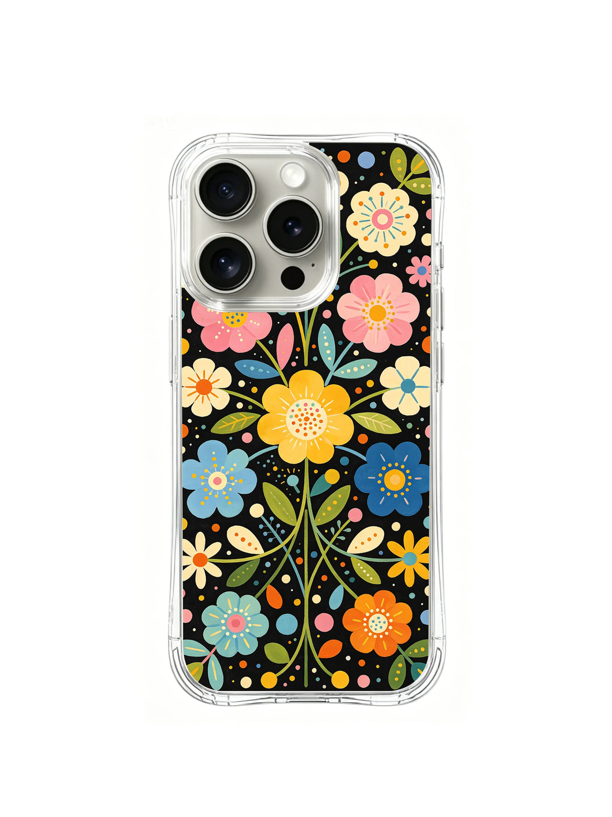 Happy Botanical Constellation iPhone 15 Pro case pattern