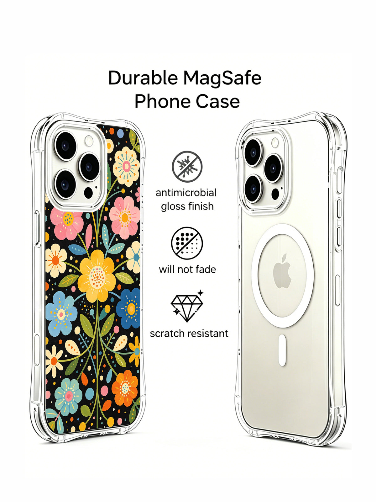 Happy Botanical Universe iPhone 15 Pro case protection