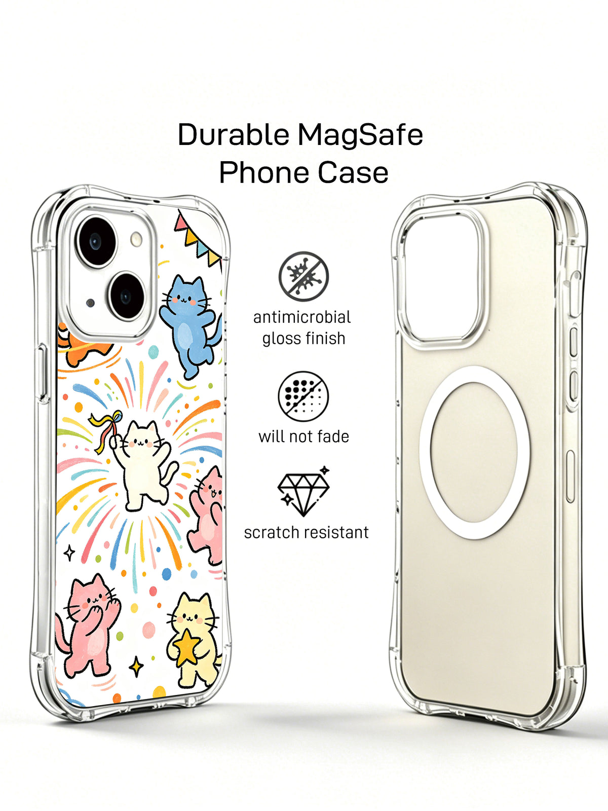 Doğrulanmamış koruma, uyum veya MagSafe ifadeleri içeren tedarik pazarlama görseli