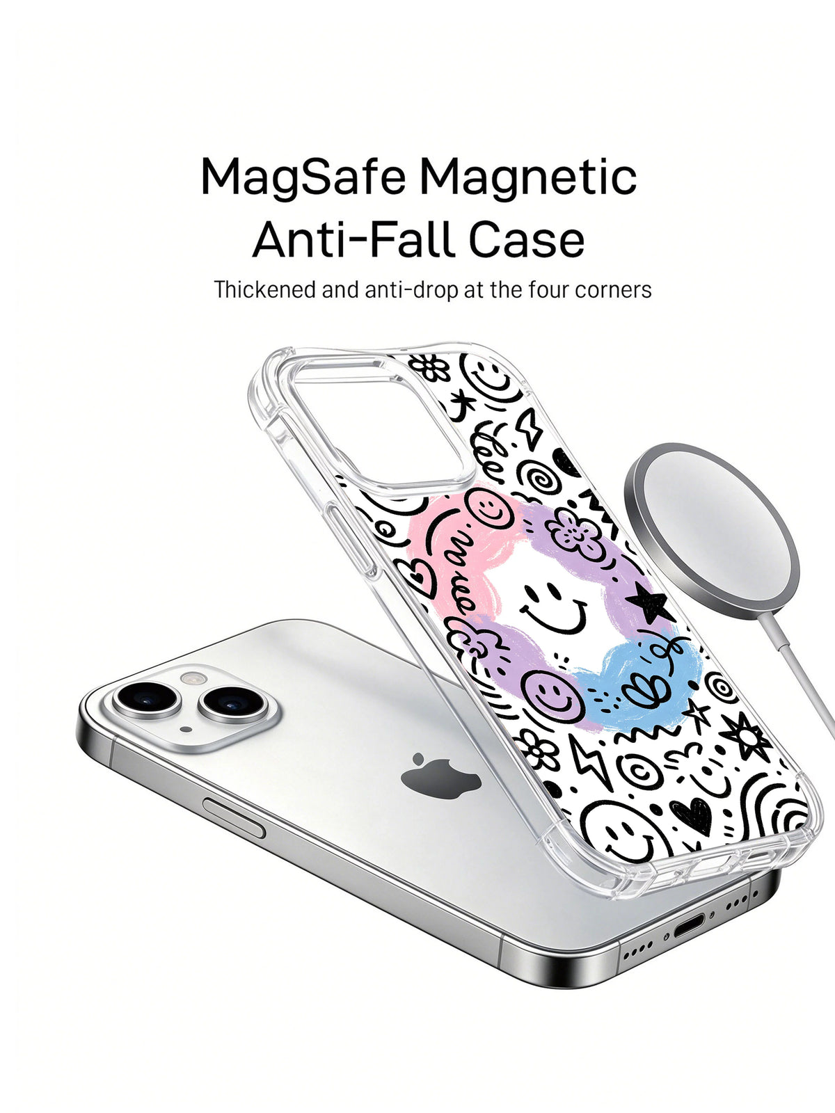 Supplied marketing graphic with unverified protection, fit or MagSafe statements