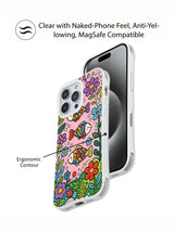 Happy garden fish iPhone 14 Pro case camera detail