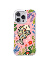 Violet Garden Swimmers iPhone 14 Pro case pattern